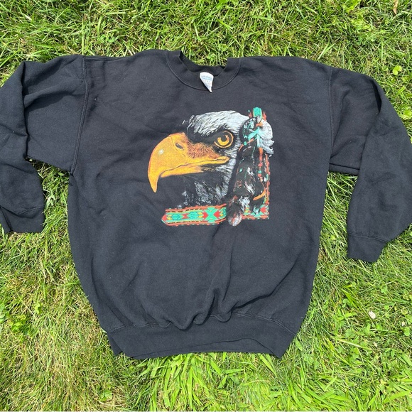 Vintage native eagle crewneck - Picture 1 of 3
